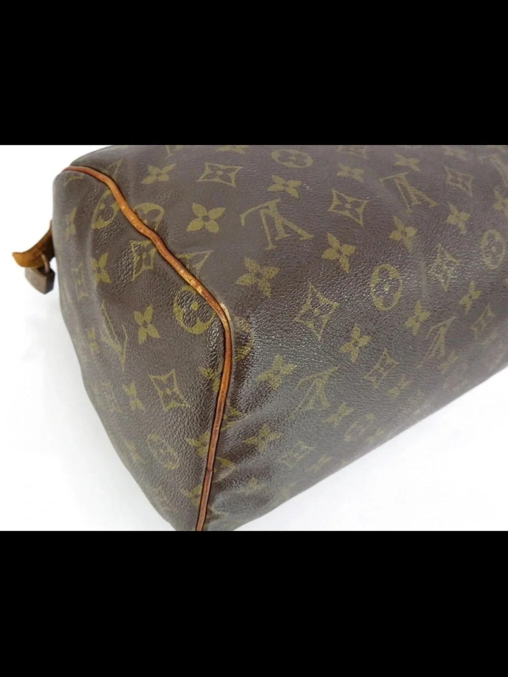 Louis Vuitton Monogram Canvas Satchel in Brown and Tan